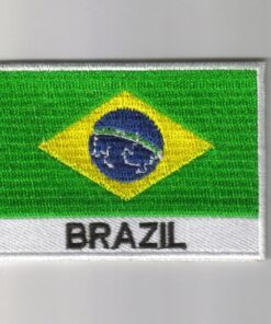 Brazil embroidered patches - country flag Brazil patches / iron Brazil on badges