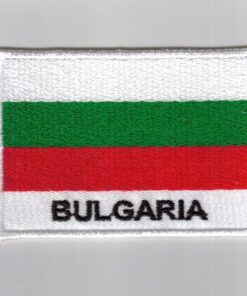 Bulgaria embroidered patches - country flag Bulgaria patches / iron Bulgaria on badges