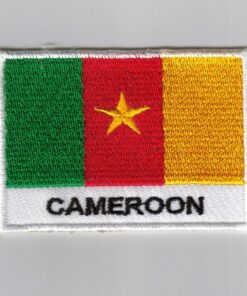 Cameroon Flag embroidered patches