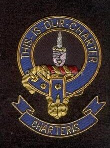 Charteris clan crest badge - This Is Our Charter