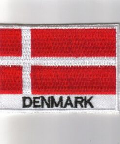 Denmark embroidered patches - country flag Chad patches / iron on badges