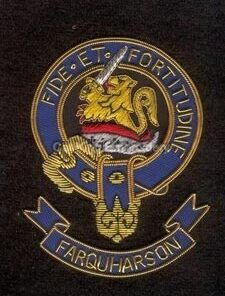 Farquharson clan crest badge- Fide Et Fortitudine