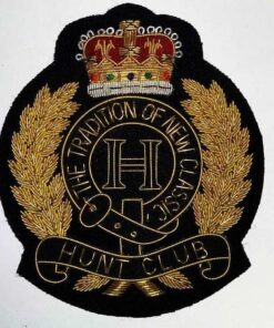 Hunting Club blazer badge