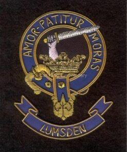 Lumsden clan crest badge - Amor Patitur Moras