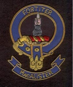 Macalister clan crest badge - Fortiter