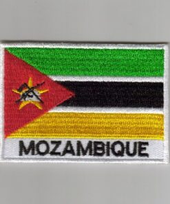 Mozambique embroidered patches - country flag Mozambique patches / iron on badges