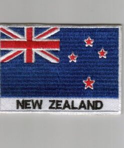 New-Zealand embroidered patches - country flag New-Zealand patches / iron on badges