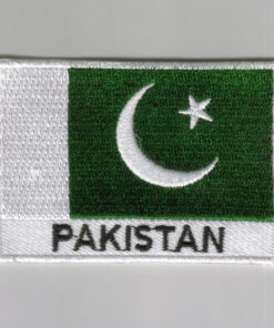 Pakistan embroidered patches - country flag Pakistan patches / iron on badges