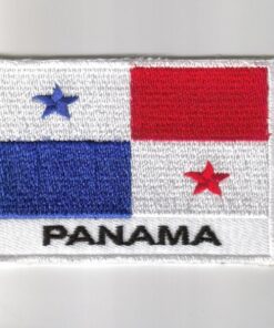 Panama embroidered patches - country flag Panama patches / iron on badges