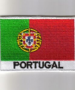 Portugal embroidered patches - country flag Portugal patches / iron on badges