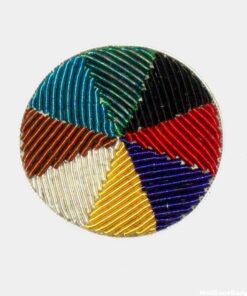 Coloured Bullion wire blazer badges