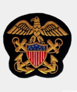 Navy Officer’s crest Bullion Wire Blazer patches