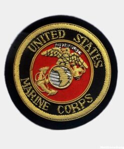 US Marine Corps Bullion Crests - Hand Military Embroidered Blazer Patches